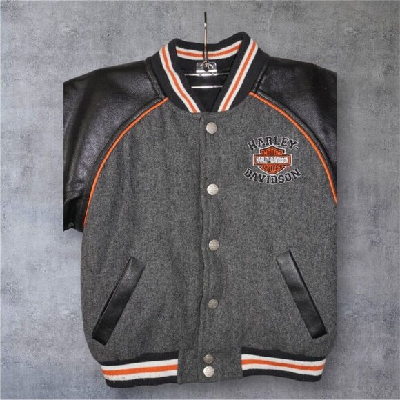 Harley-Davidson Toddler Bomber Jacket – Size 3T – Black with Embroidery - Picture 9 of 16